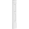Ekena Millwork Two Equal Raised Panel PVC Pilaster w/Decorative Capital & Base, 9"W x 48"H x 2"P PILP09X048DRP02-2 - alternate 4
